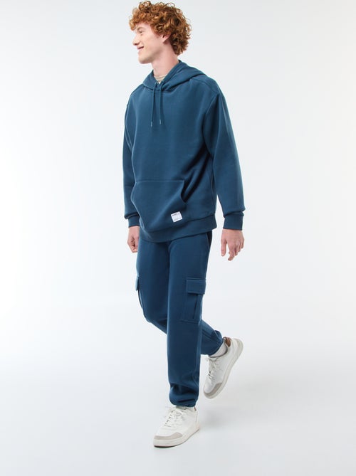 Jogging multi-poches en molleton - Kiabi