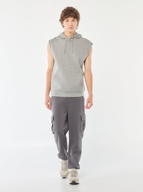 Jogging multi-poches en molleton - Kiabi