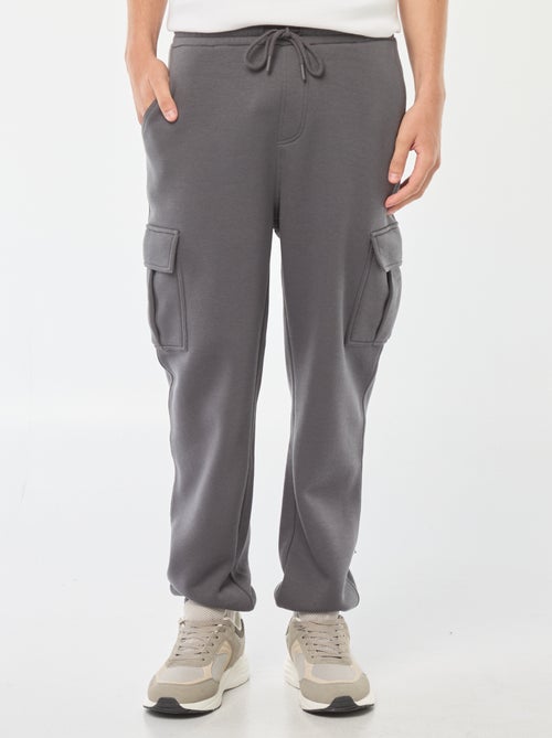 Jogging multi-poches en molleton - Kiabi
