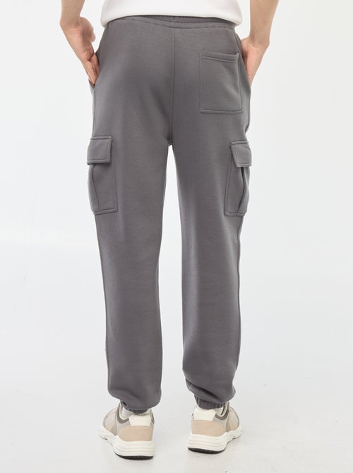 Jogging multi-poches en molleton - Kiabi