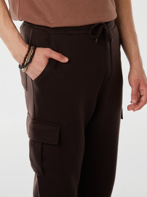 Jogging multi-poches en molleton - Kiabi