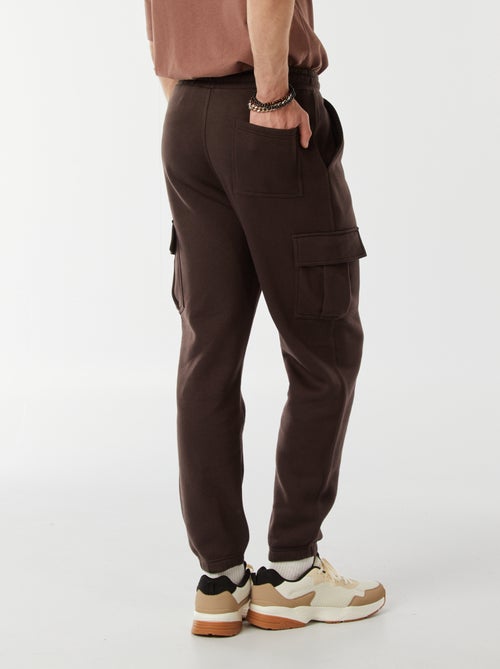 Jogging multi-poches en molleton - Kiabi