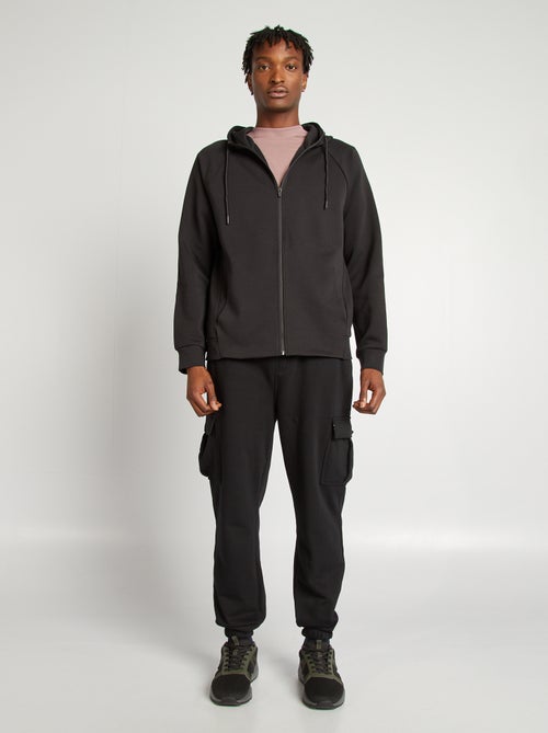 Jogging multi-poches en molleton - Kiabi