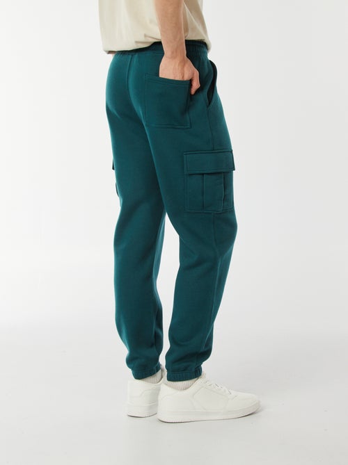 Jogging multi-poches en molleton - Kiabi