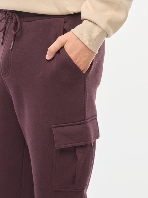 Jogging multi-poches en molleton - Kiabi