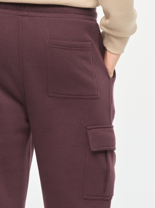 Jogging multi-poches en molleton - Kiabi