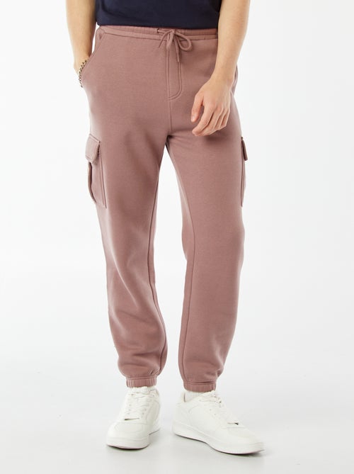 Jogging multi-poches en molleton - Kiabi