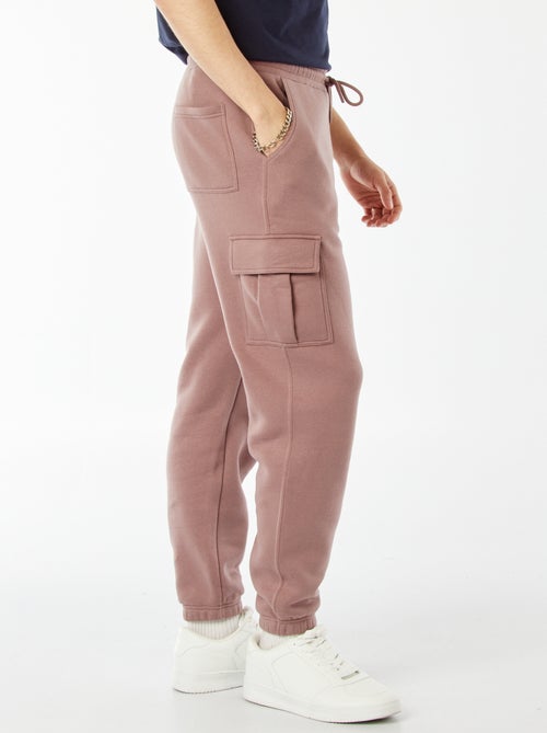 Jogging multi-poches en molleton - Kiabi