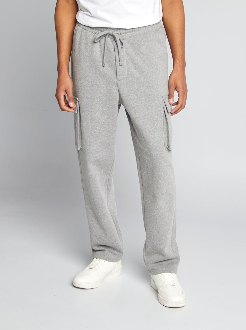 Jogging multipoche Gris - Kiabi