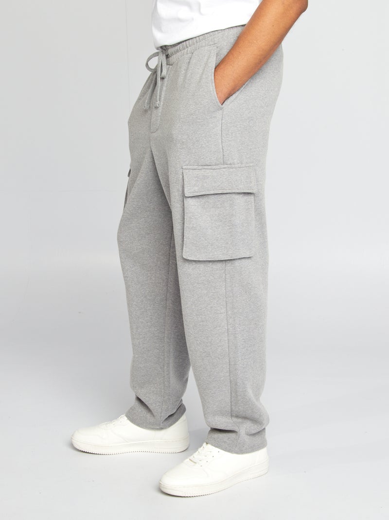 Jogging multipoche Gris - Kiabi