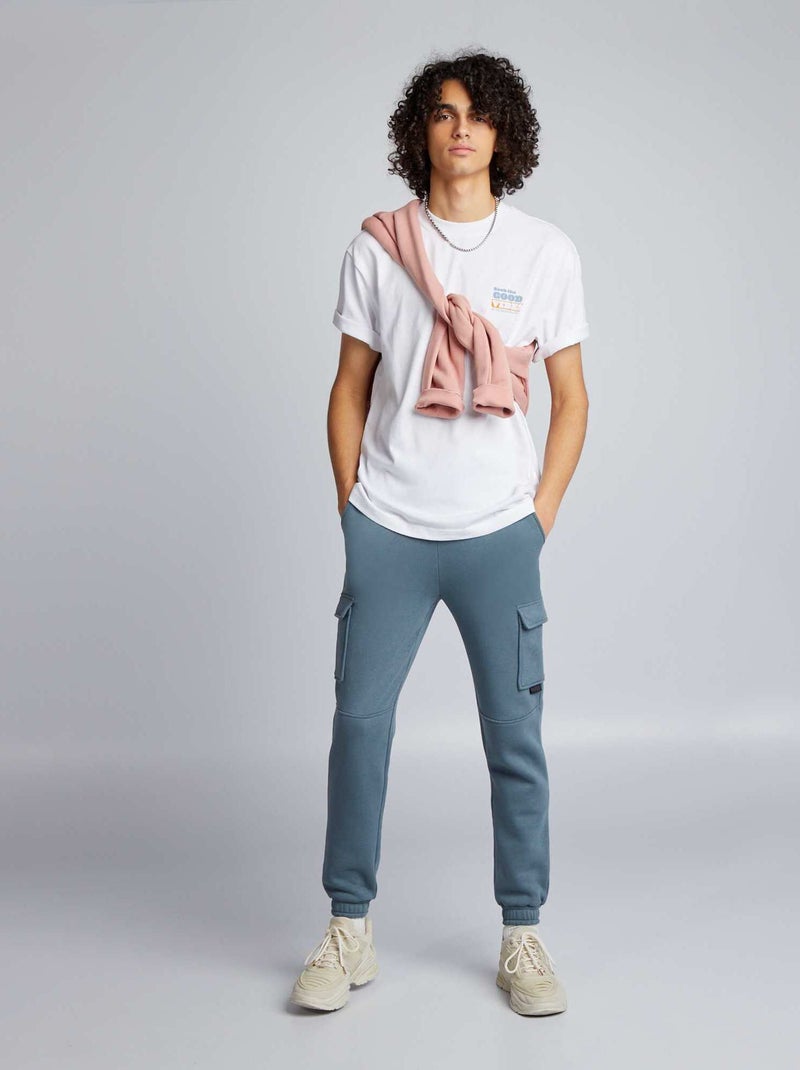 Jogging multipoches Vert - Kiabi