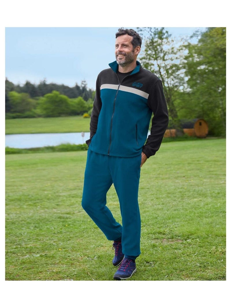 Jogging Polaire Outdoor   - ATLAS FOR MEN Gris - Kiabi