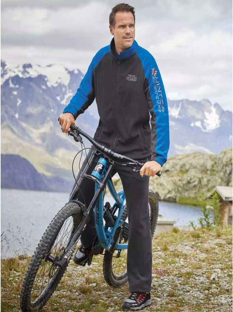 Jogging Polaire Team Sport  - ATLAS FOR MEN Bleu anthracite - Kiabi