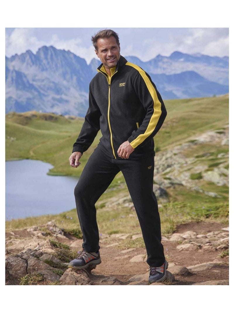 Jogging Polaire Winter  - ATLAS FOR MEN Noir - Kiabi