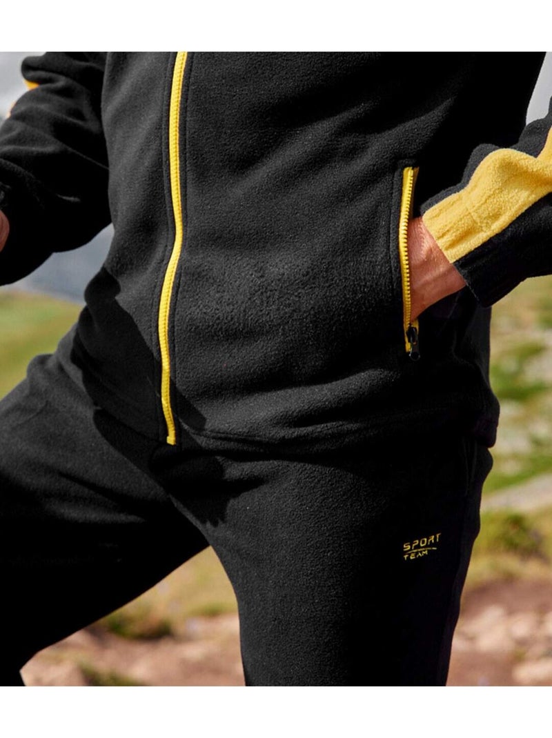 Jogging Polaire Winter  - ATLAS FOR MEN Noir - Kiabi