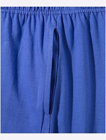 Jogging pour femme à ceinture élastique avec poches cousues - taille standard - moda vilona