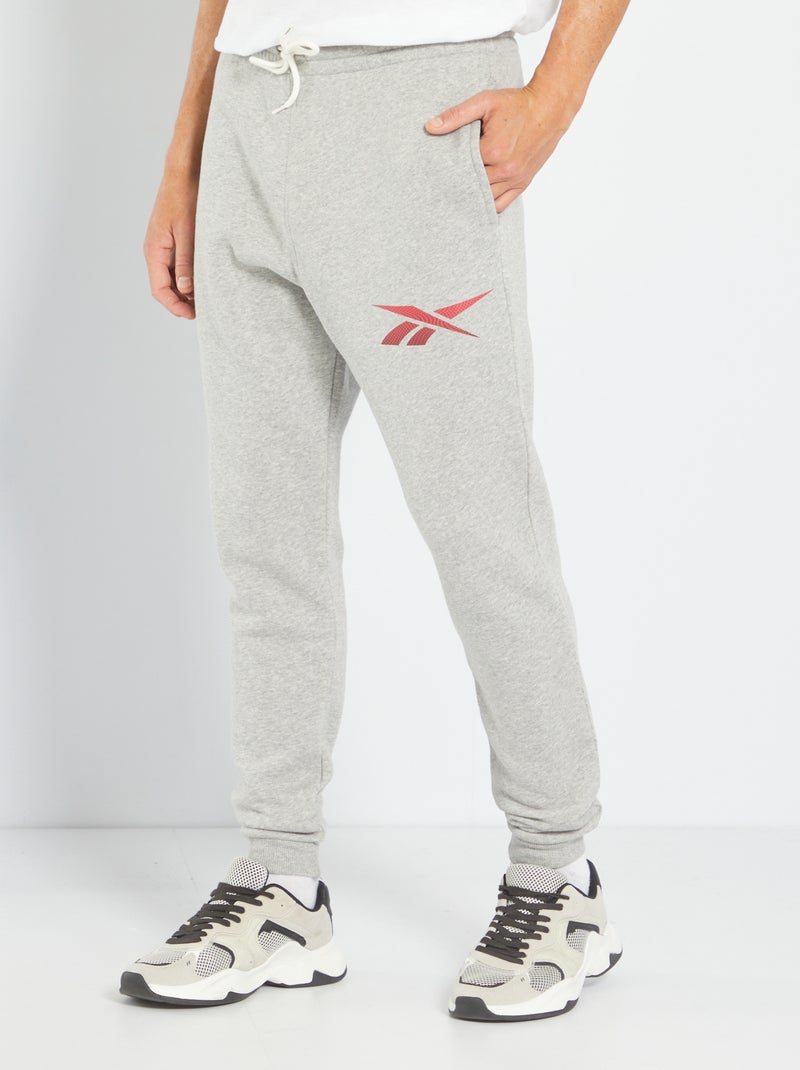 Jogging 'Reebok' en molleton Gris - Kiabi
