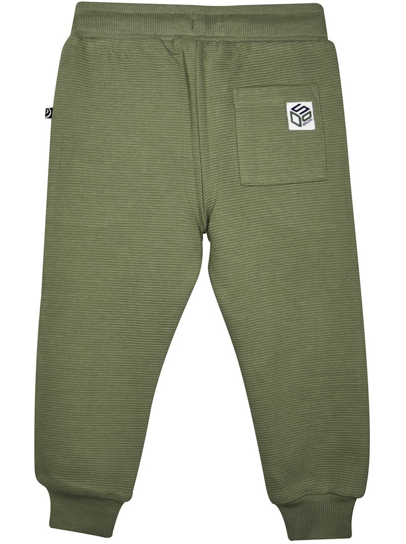 Jogging scott maille fantaisie Vert - Kiabi