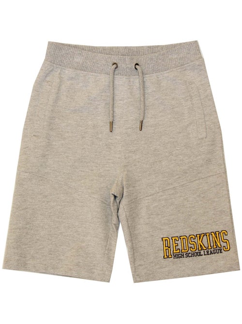 Jogging Short Enfant Gris Chiné Redskins - Kiabi