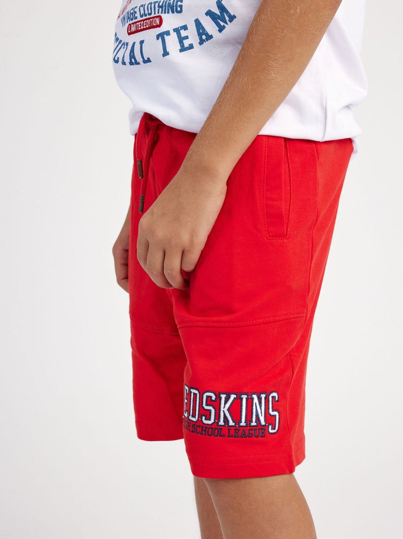 Jogging Short Enfant  Redskins Rouge - Kiabi