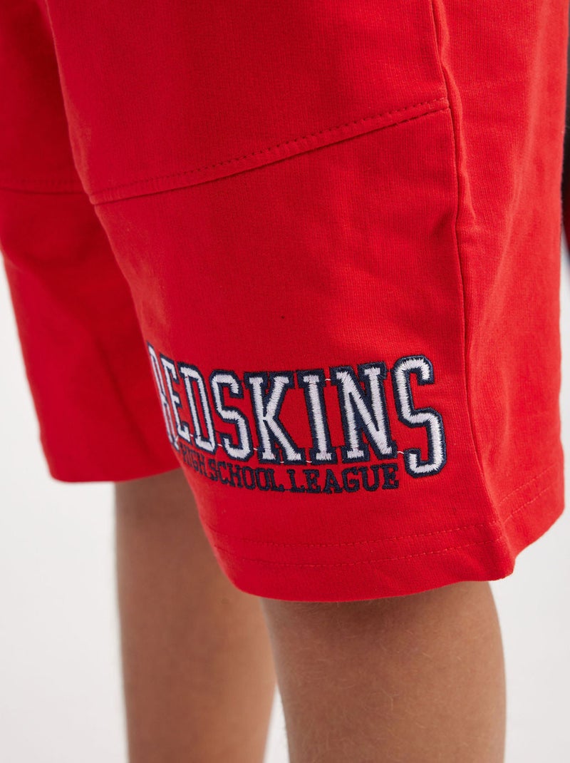 Jogging Short Enfant  Redskins Rouge - Kiabi