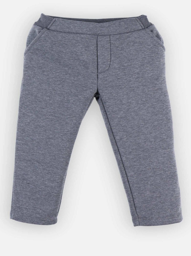 Jogging sweatoloudoux, chiné Gris - Kiabi