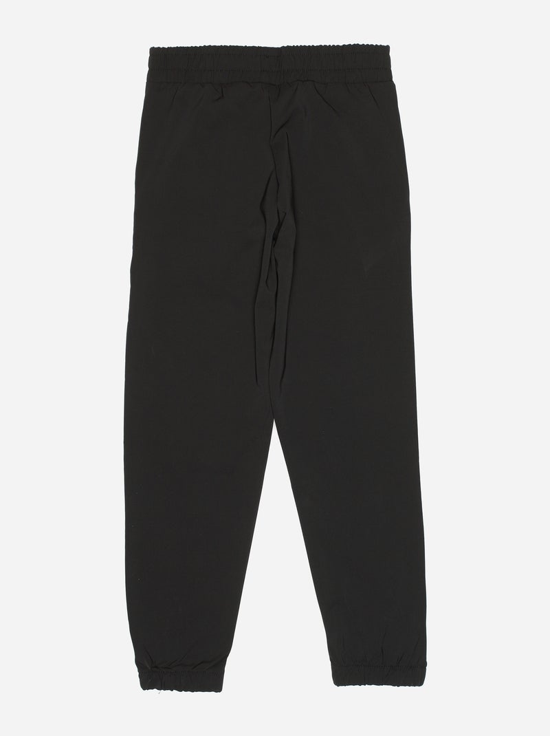 Jogging taille élastique - Helvetica Noir - Kiabi