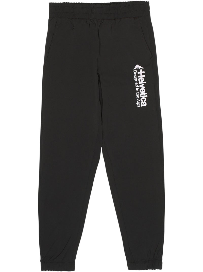 Jogging taille élastique - Helvetica Noir - Kiabi