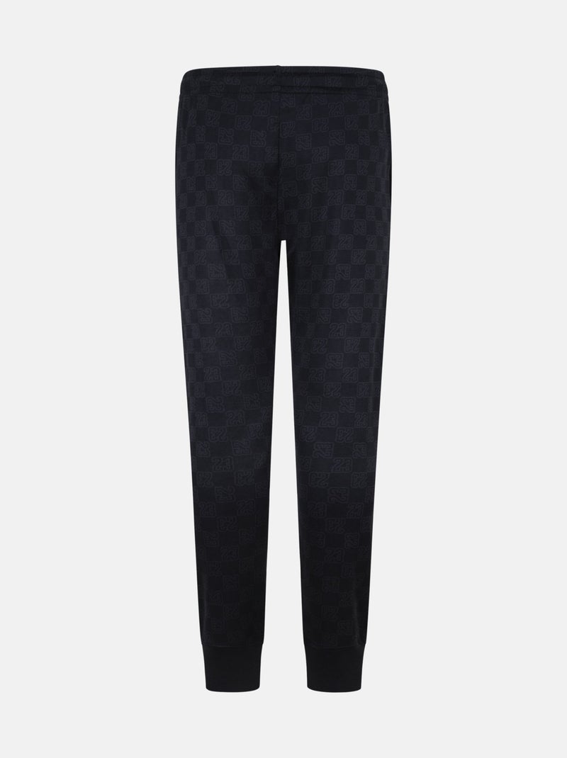 Jogging taille élastique - Jordan Noir - Kiabi