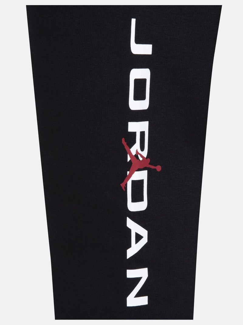 Jogging taille élastique - Jordan Noir - Kiabi