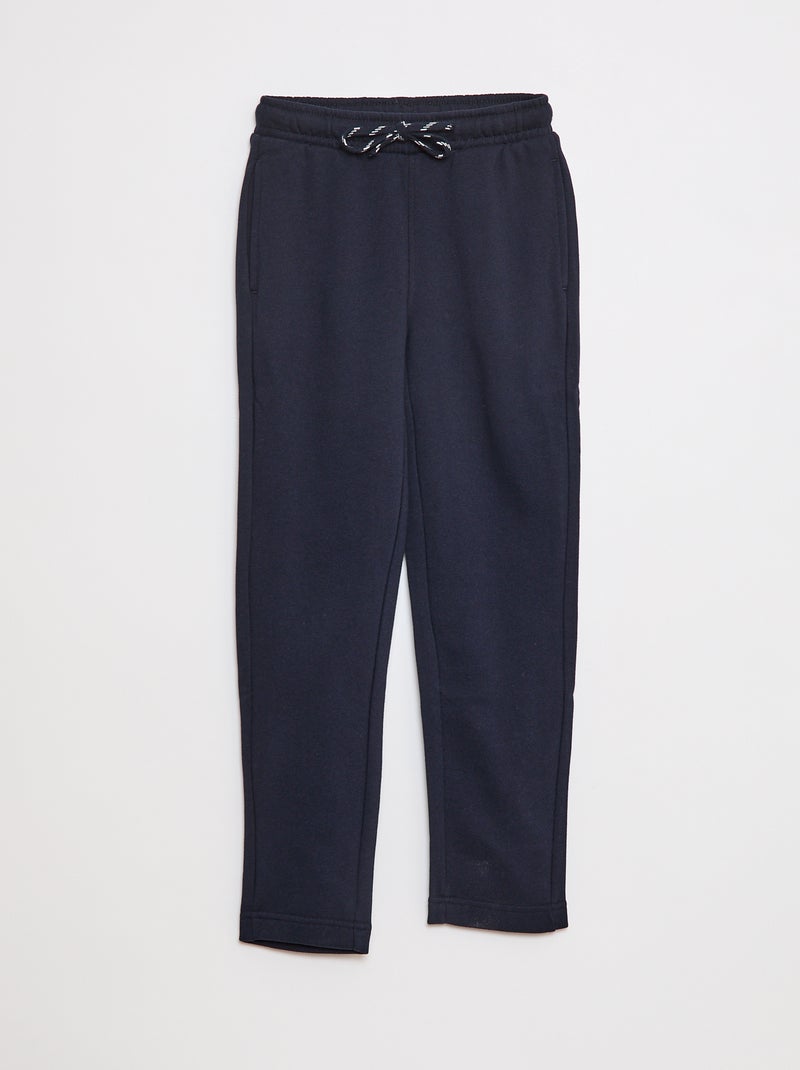 Jogging uni - Coupe + ajustée Bleu - Kiabi