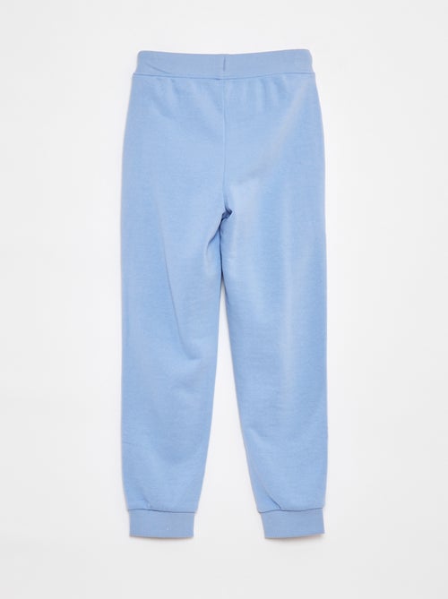 Jogging uni avec taille élastiquée - Kiabi