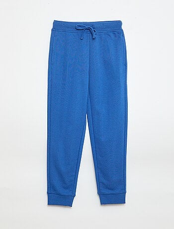Jogging uni avec taille élastiquée