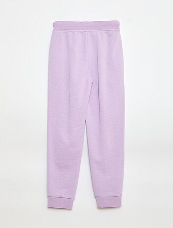 Jogging uni avec taille élastiquée