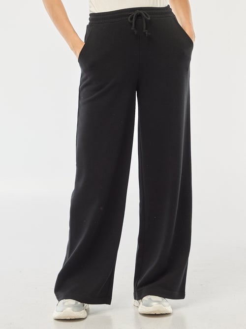 Jogging uni en coton - Kiabi