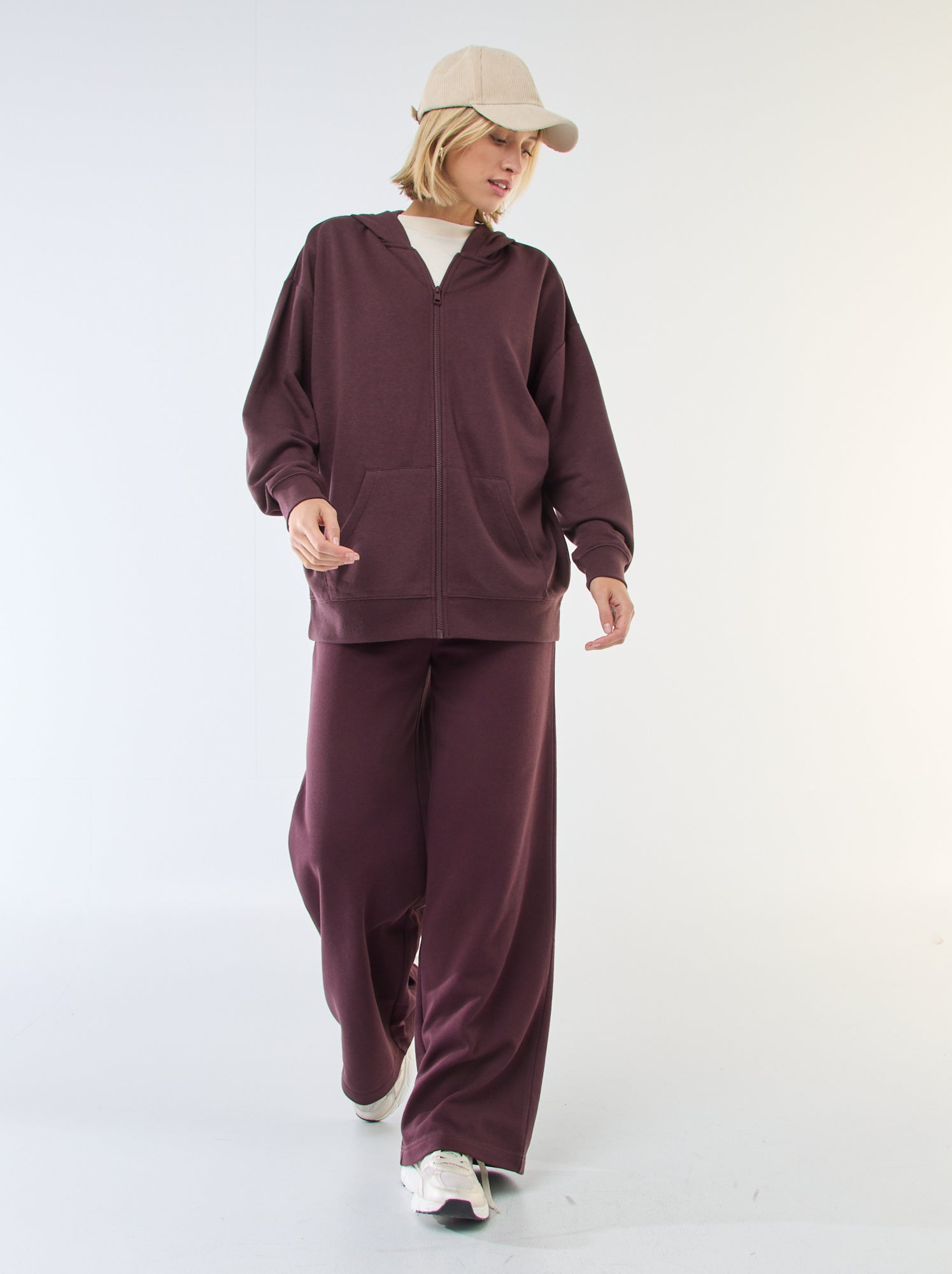 Jogging uni en coton