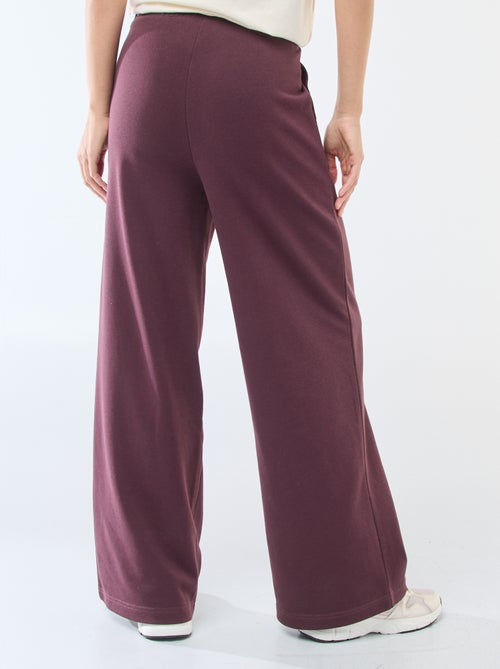 Jogging uni en coton - Kiabi