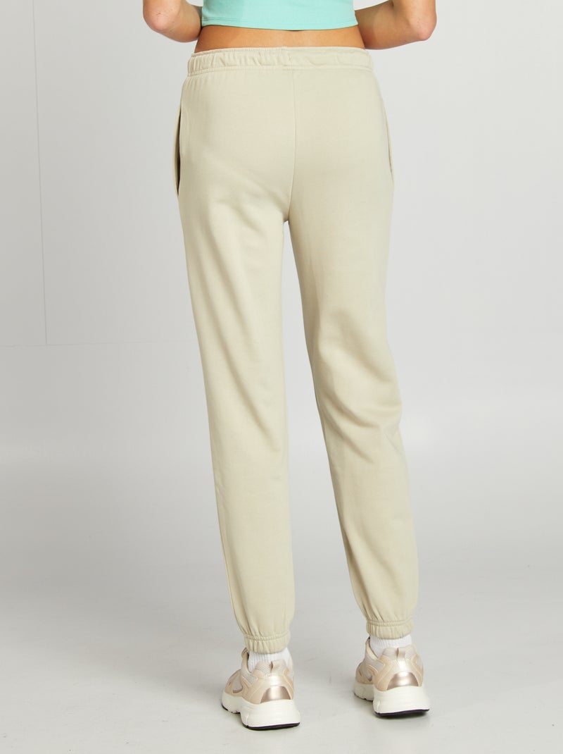 Jogging uni en molleton fin VERT - Kiabi