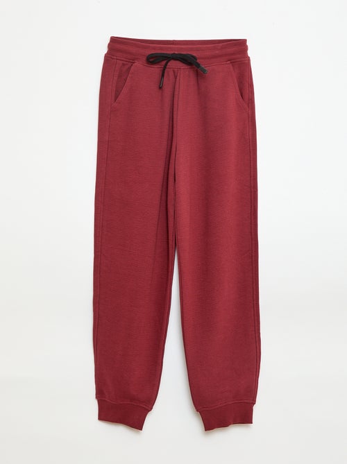 Jogging uni en molleton léger - Kiabi