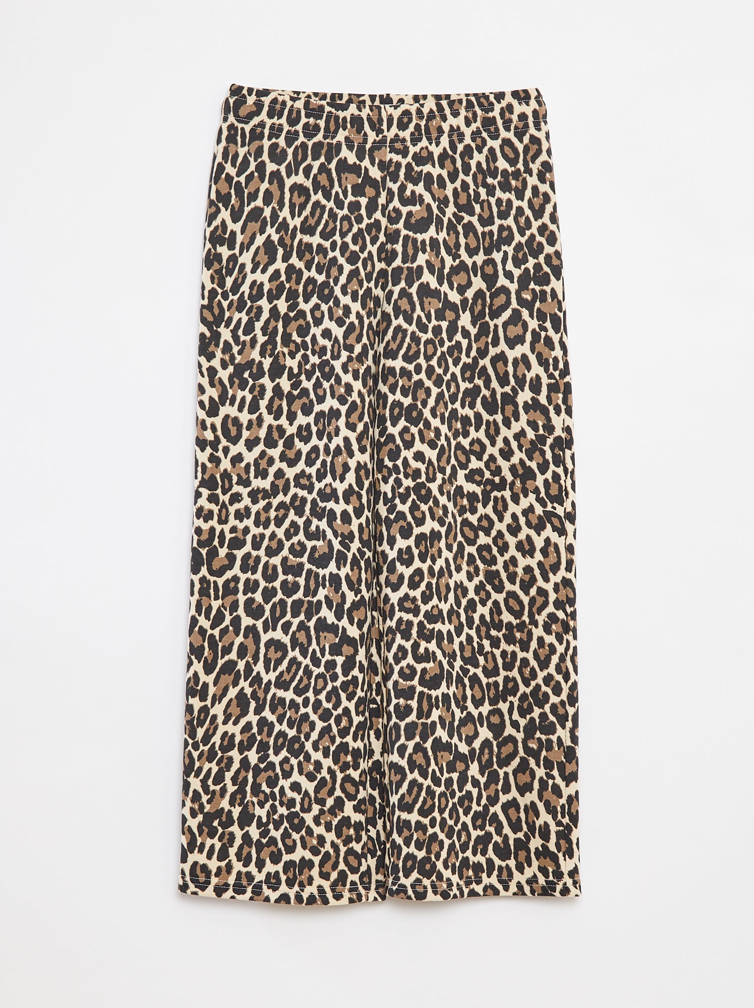 Jogging wide leg avec taille élastiquée
