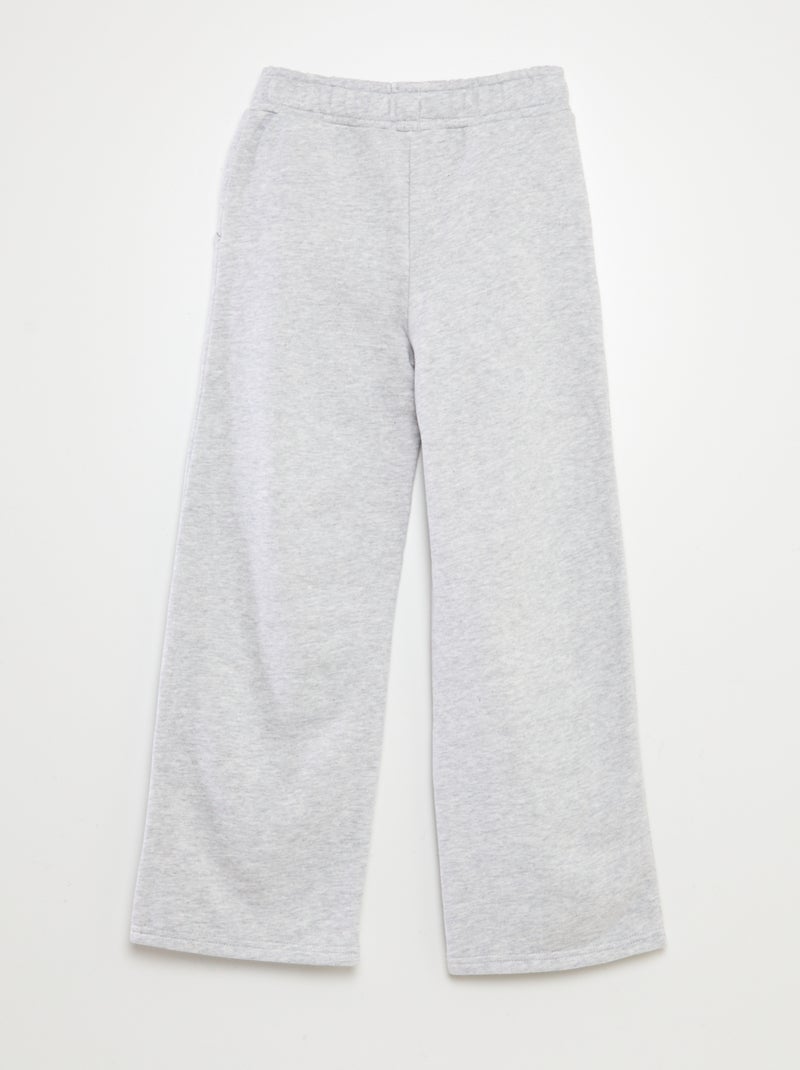 Jogging wide leg Gris - Kiabi