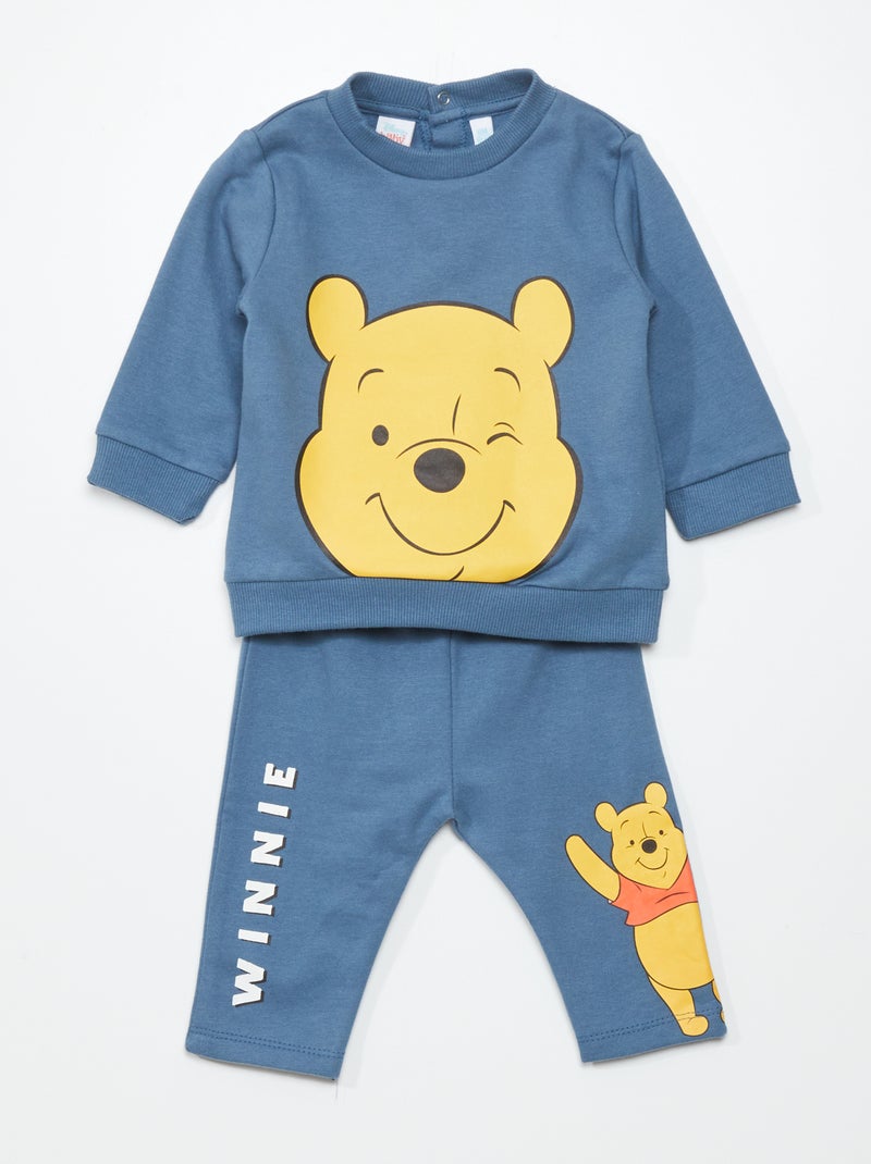 Jogging 'Winnie' sweat + pantalon - 2 pièces Bleu - Kiabi