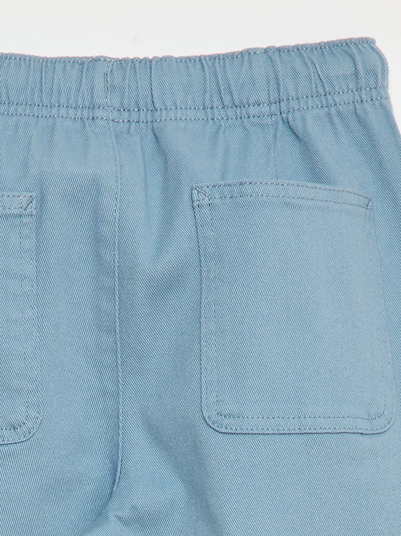 Jogpant avec cordons de serrage Bleu - Kiabi