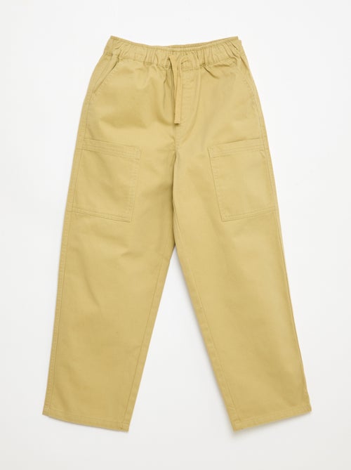 Jogpant avec poches plaquées latérales - Kiabi