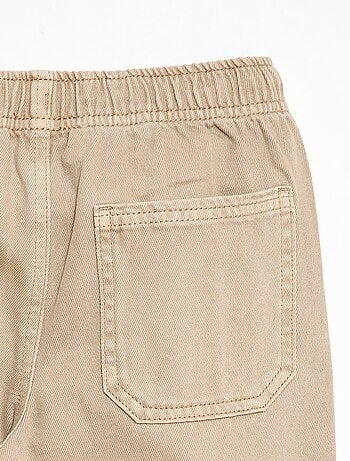 Jogpant avec taille élastiquée avec liens de serrage
