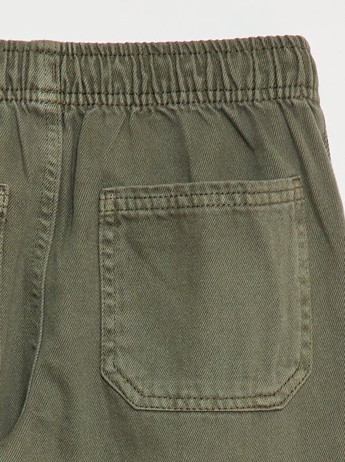 Jogpant avec taille élastiquée avec liens de serrage - Kiabi