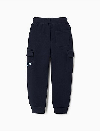 Jogpant cargo en coton peigné à imprimé Creative
