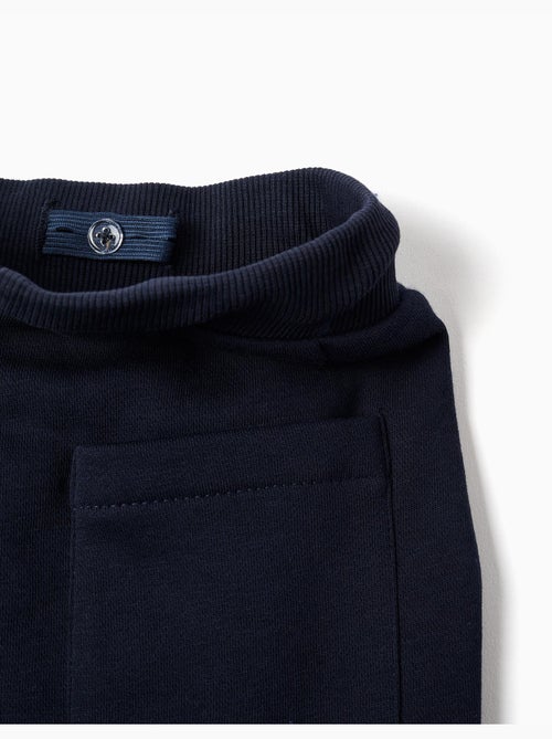 Jogpant cargo en coton peigné à imprimé Creative - Kiabi