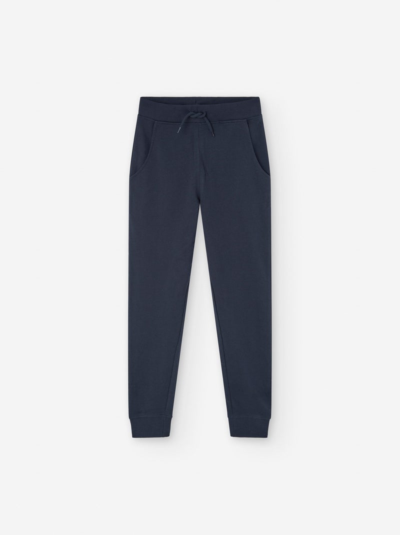 Jogpant en Coton Bleu clair - Kiabi