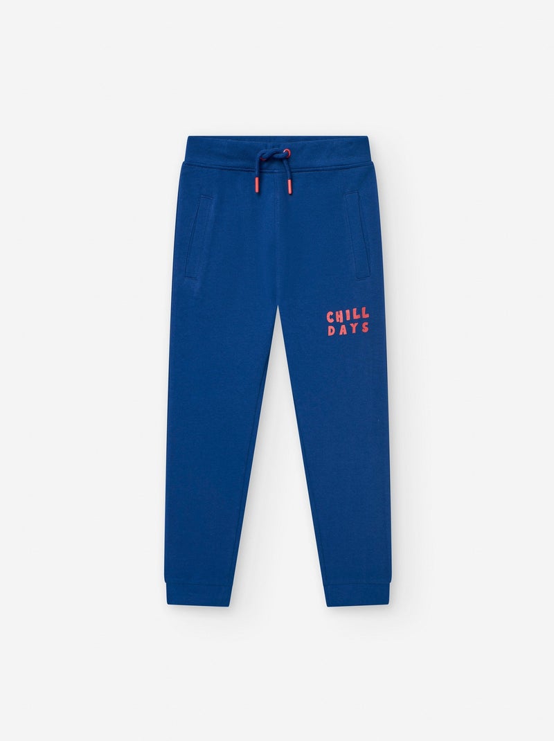 Jogpant en Coton Bleu foncé - Kiabi